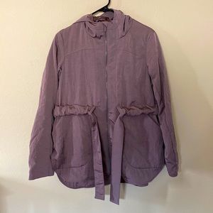 Lululemon nylon purple jacket size 4